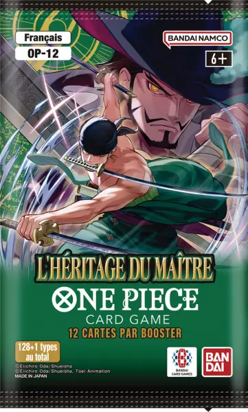 One Piece JCC - Booster OP12 : L\'Heritage du Ma�tre (Fran�ais) - Bandai