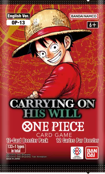 One Piece JCC - Booster OP13 : Carrying on His Will (Fran�ais) - Bandai