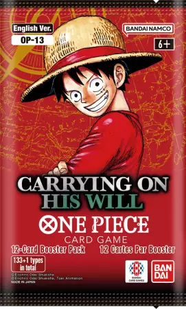 One Piece JCC - Booster OP13 : Carrying on His Will (Français) - Bandai
