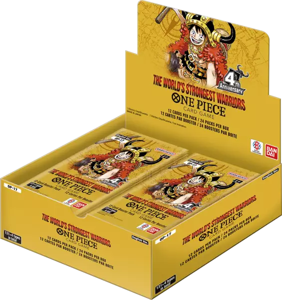 One Piece JCC - Display 24 Booster OP17 : The World\'s Strongest Warriors (English) - Bandai