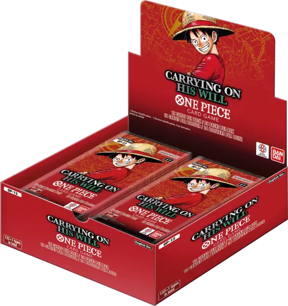 	One Piece JCC - Display 24 Boosters OP13 : Display 24 boosters Carrying on His Will (English) - Bandai