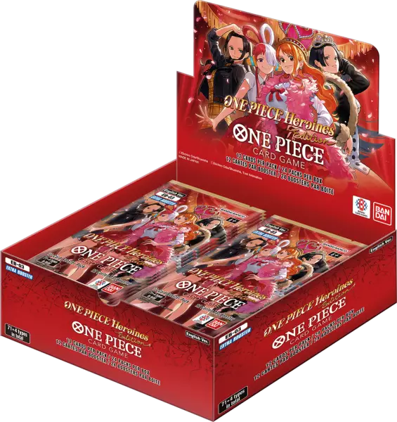One Piece JCC - EB03 Display 24 Extra Booster : Heroines Edition (English) - Bandai