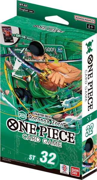 One Piece JCC - Starter Deck 32 � Roronoa Zoro (English)  - Bandai