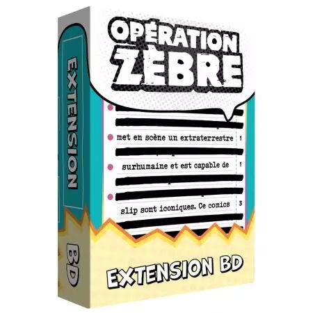 Op&eacute;ration Z&egrave;bre : Extension BD - Lenny Landau - Big Moustache Games