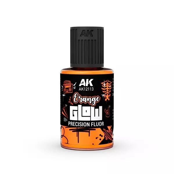 Orange Glow Base -Glow Fluor 30Ml - Ak Interactive