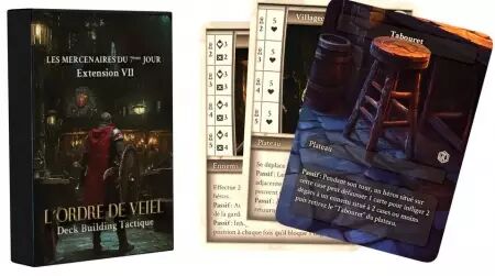 Ordre de Veiel : Deck Building Coop&eacute;ratif - Extension 7 : Les mercenaires du 7&egrave;me jour