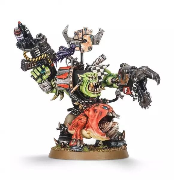 Orks: Boss de Guerre Ork avec Squig d\'Attak\' - Warhammer 40k - Games Workshop