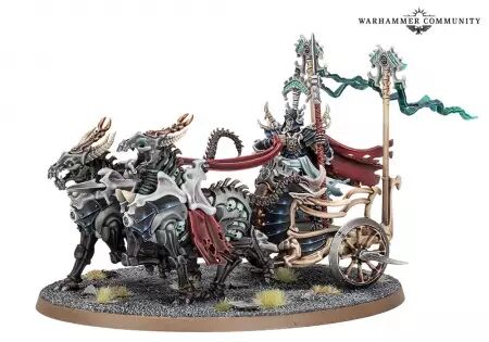 Ossiarch Bonereapers - Suzerain-Kavalos sur Char de Guerre - Warhammer Age of Sigmar