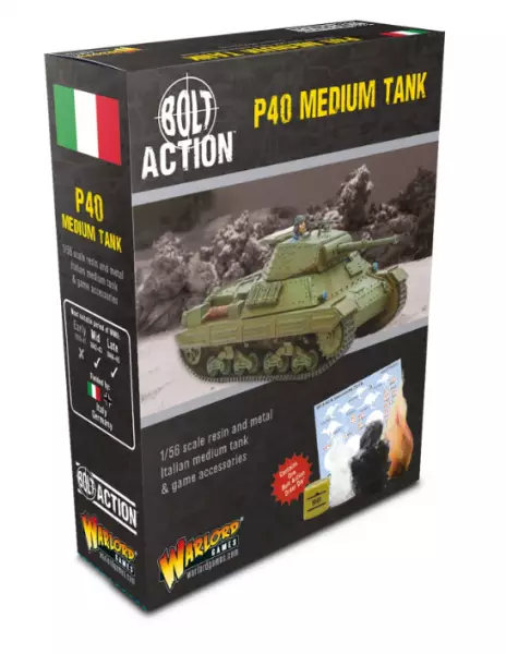 P40 medium tank - Italian Army - Bolt Action