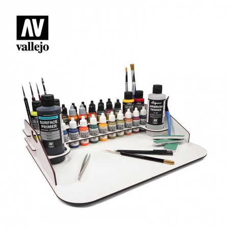 Paint display and work station 40 x 30 cm - Vallejo