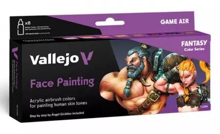 Paint Set - Face Painting by Angel Giraldez - Vallejo