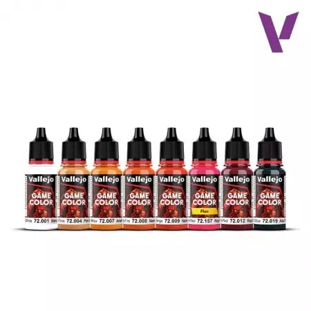 Paint Set - Fire Dragons by Angel Giraldez