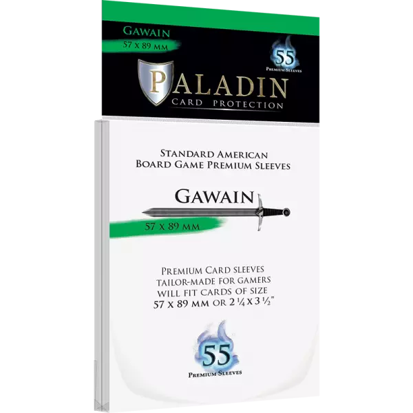 Paladin Sleeves - 57x89mm Gawain - 55 premium sleeves