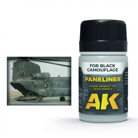 Paneliner For Black Camouflage 35Ml - Enamel Product - Ak Interactive