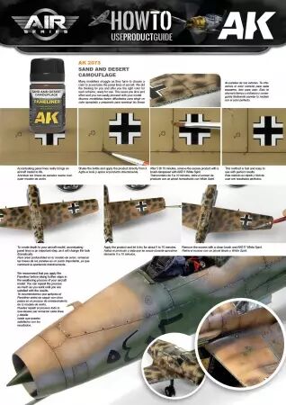 Paneliner For Sand And Desert Camouflage 35Ml - Enamel Product - Ak Interactive