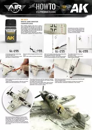 Paneliner For White And Winter Camouflage 35Ml - Enamel Product - Ak Interactive