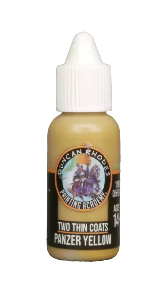 Panzer Yellow - Shadow  - Two Thin Coats