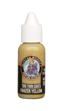 Panzer Yellow - Shadow  - Two Thin Coats