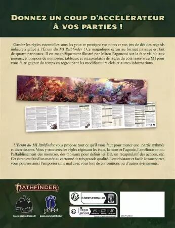 Pathfinder 2 - Ecran du MJ Remaster