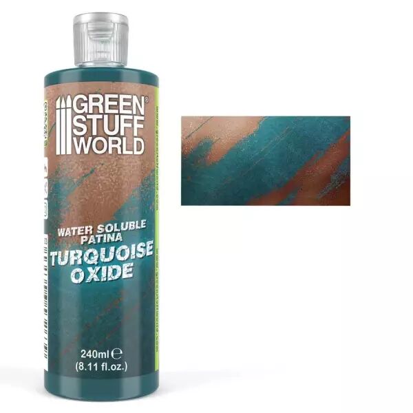 Patines solubles � l�eau TURQUOISE OXIDE 240ml  - Green Stuff World