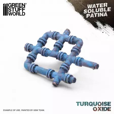 Patines solubles &agrave; l�eau TURQUOISE OXIDE 60ml  - Green Stuff World