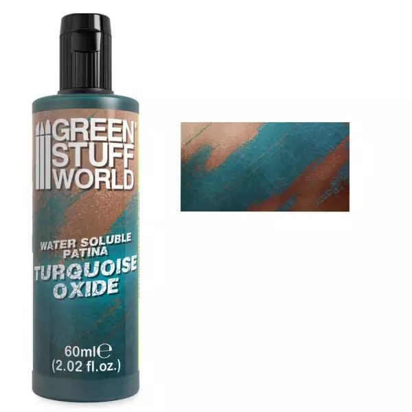 Patines solubles � l�eau TURQUOISE OXIDE 60ml  - Green Stuff World