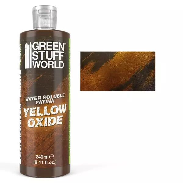 Patines solubles � l�eau YELLOW OXIDE 240ml  - Green Stuff World