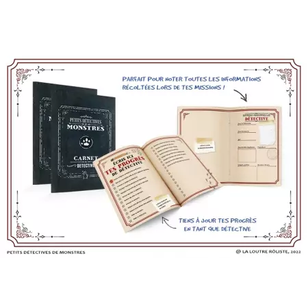 Petits Detectives de Monstres - Carnets de Détective