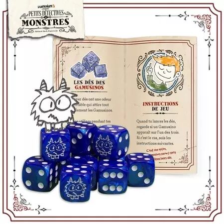 Petits Detectives de Monstres -12 dés Gamusinos 