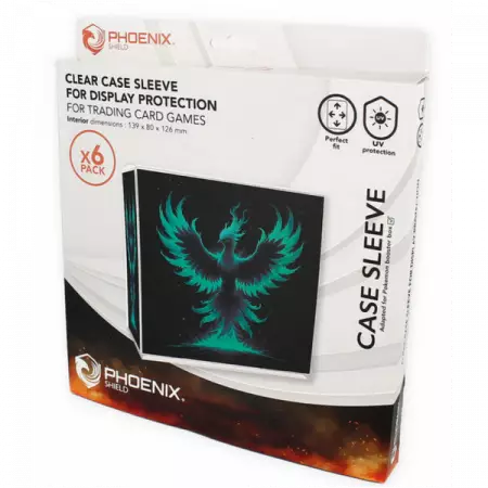 Phoenix Shield - Boite de 6 protection PVC pour display Pokemon