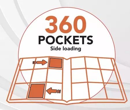 Phoenix Shield - Portfolio Deluxe Zipper Album - 360 cases - Turquoise