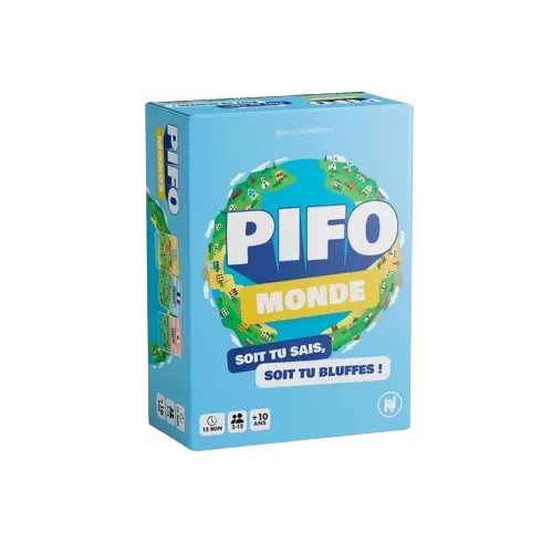 Pifo Monde - Jeu de g�ographie -  G�n�pi �ditions