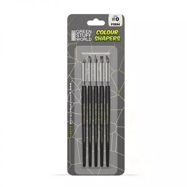 Pinceau Silicone - Colour Shapers Taille 0 - Noir Ferme - Green Stuff World