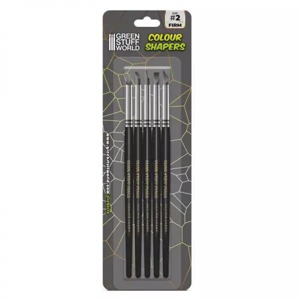 Pinceau Silicone - Colour Shapers Taille 2 - Noir Ferme - Green Stuff World