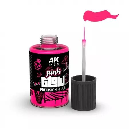 Pink Glow Base -Glow Fluor 30Ml - Ak Interactive