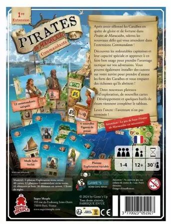 Pirates de Maracaibo : Commandants (extension) - Alexander Pfister - Super Meeple