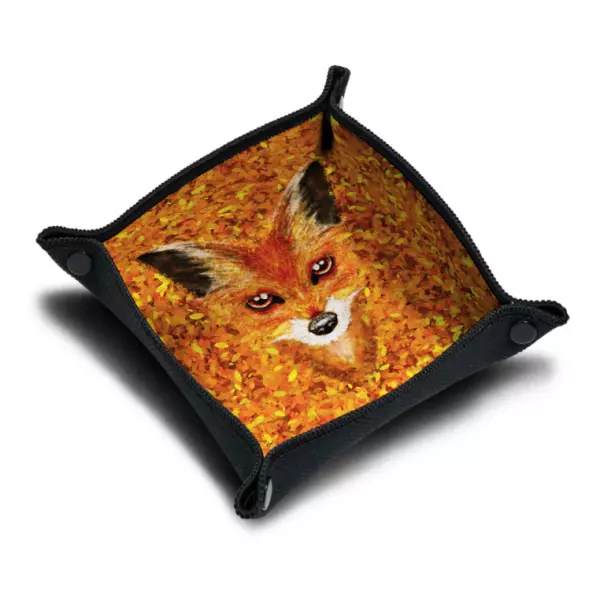 Piste de d�s - Autumn Fox - 21X21 cm
