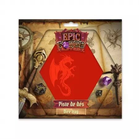 Piste de dés - Batman - Noire - 19 x 19 cm - Cuir et velours