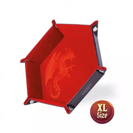 Piste de dés - Batman - Noire - 19 x 19 cm - Cuir et velours