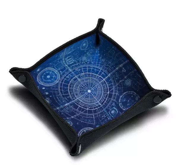Piste de d�s - Blueprint - 21X21 cm