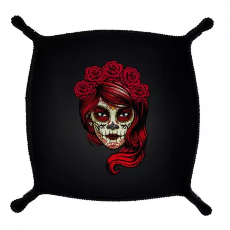 Piste de d�s - Calaveras Girl - 21X21 cm