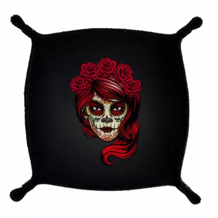 Piste de dés - Calaveras Girl - 21X21 cm