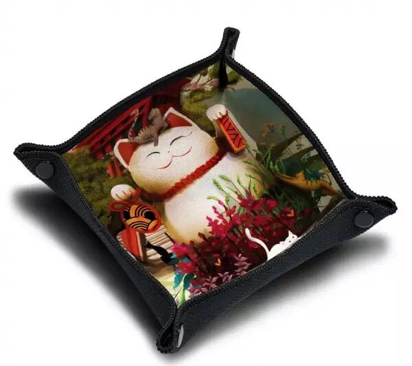 Piste de d�s - Chats- 21X21 cm