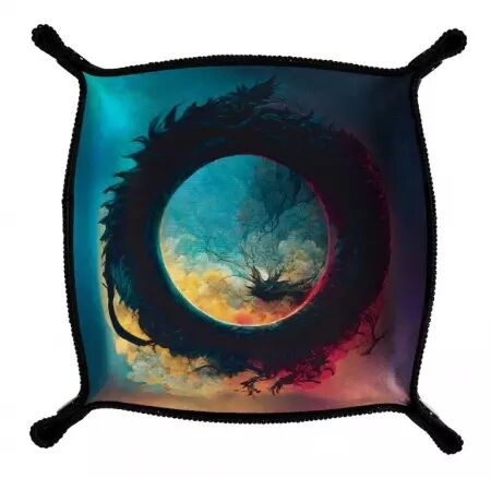 Piste de dés - Dragon volant - 21X21 cm