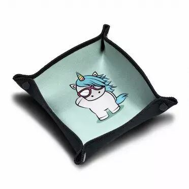 Piste de d�s - Small Hello Unicorn - 21X21 cm