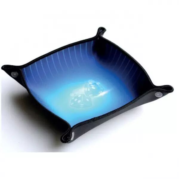 Piste de d�s Bleu 21x21cm