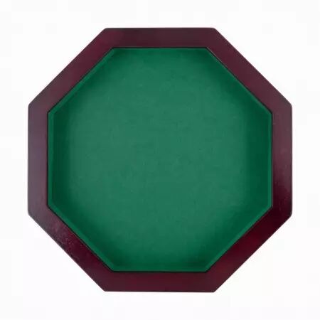 Piste de d&eacute;s octogonale bois 38cm