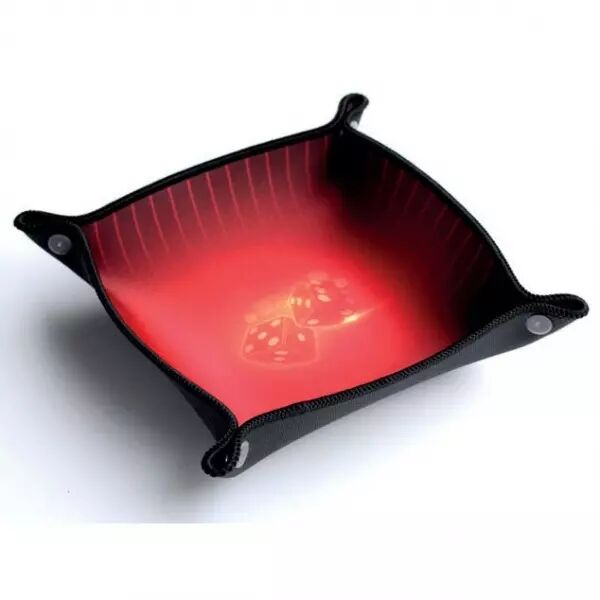 Piste de d�s Rouge 21x21cm