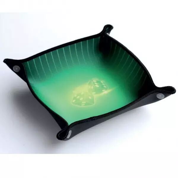 Piste de d�s Vert 21x21cm