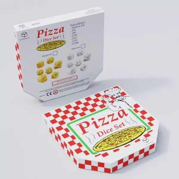 Pizza : Margherita - Set de d�s - Qworkshop